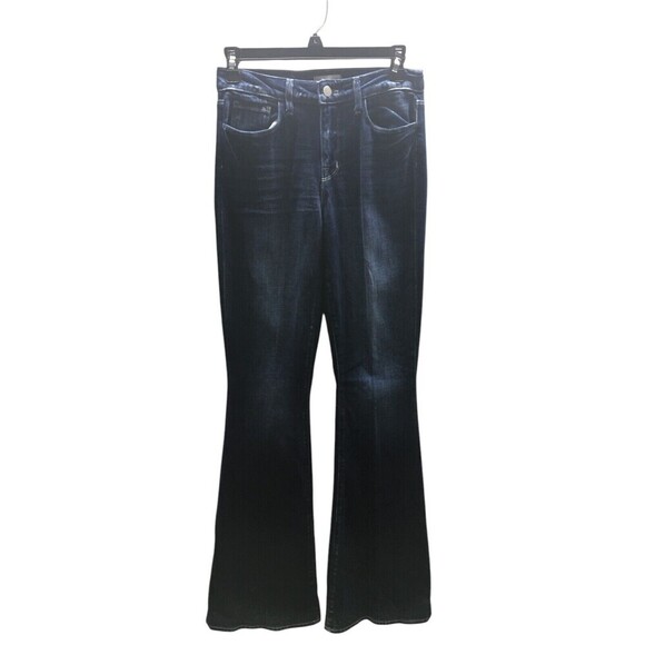 L'Agence Jeans Women's Size 25 Blue Frisco Bell Flare Cotton Blend - Picture 1 of 7